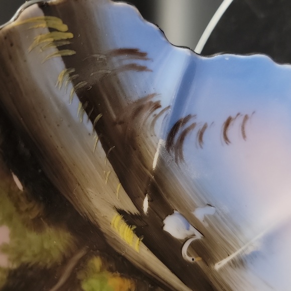 Noritake Hand Painted Swan Scene Plate - Picture 10 of 12